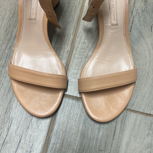 EUC Stuart Weitzman nude heels - Picture 4 of 7